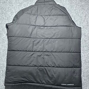 Under Armour Men's Black Puffer Jacket Storm Technology Full Zip Size XL